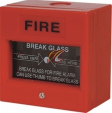 Flame-arming buttons for fire alarm