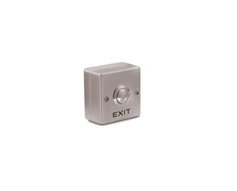 Exit metal button with base